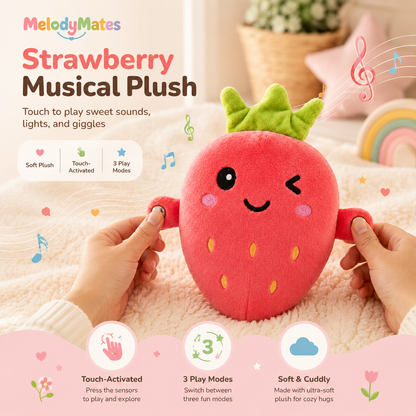 MelodyMates™ Touch & Play Musical Plush Toy